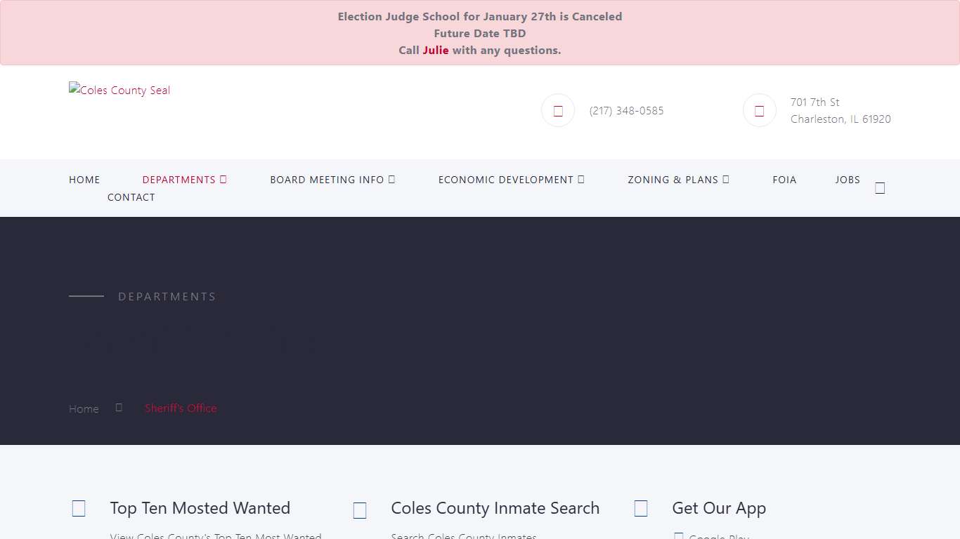 Coles County Sheriff